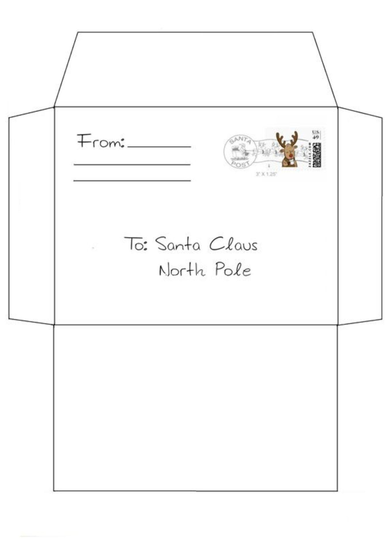 Free Printable Santa Envelopes - Printaboles