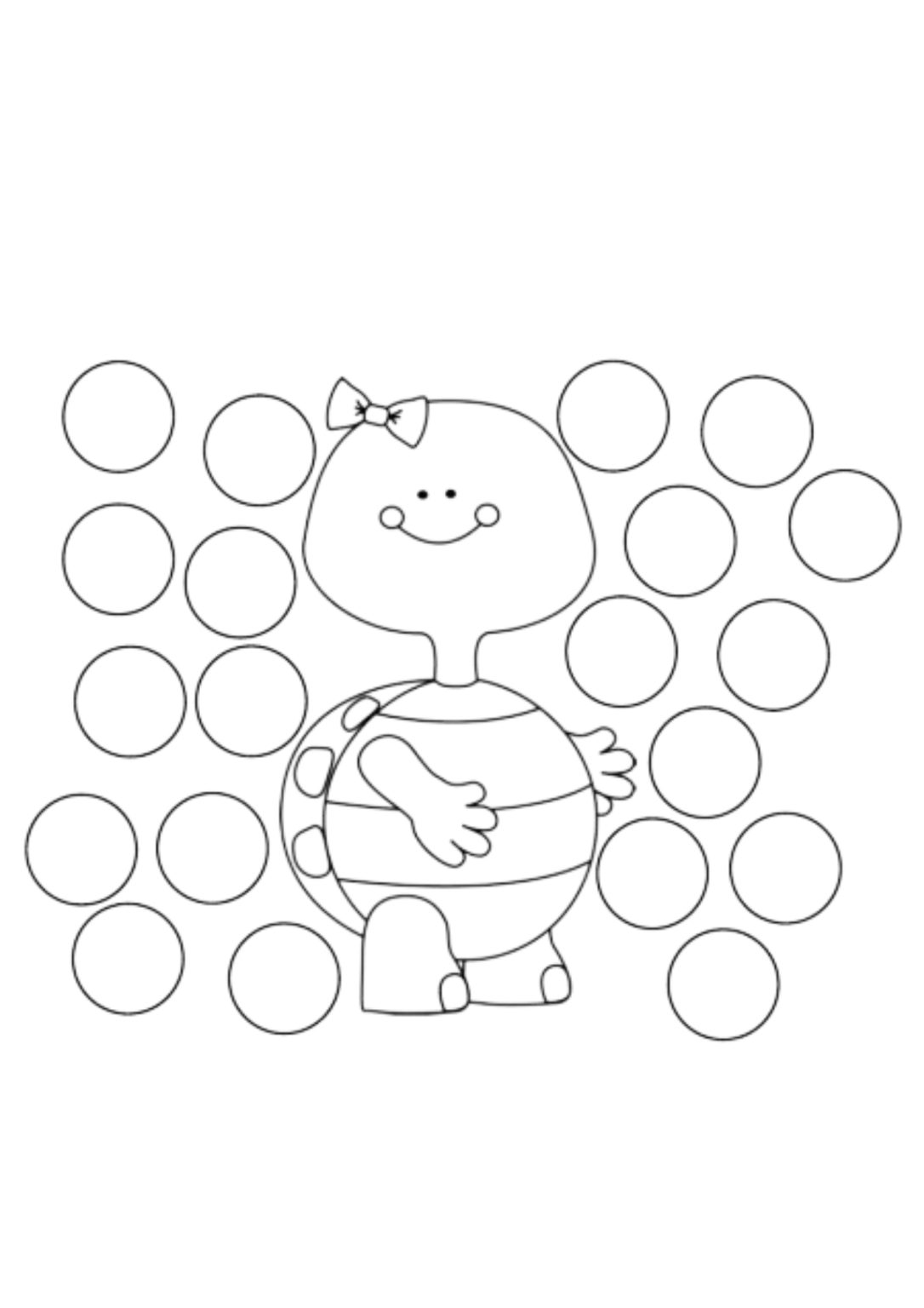 40 Free Printable Dot Marker Coloring Pages - Printaboles