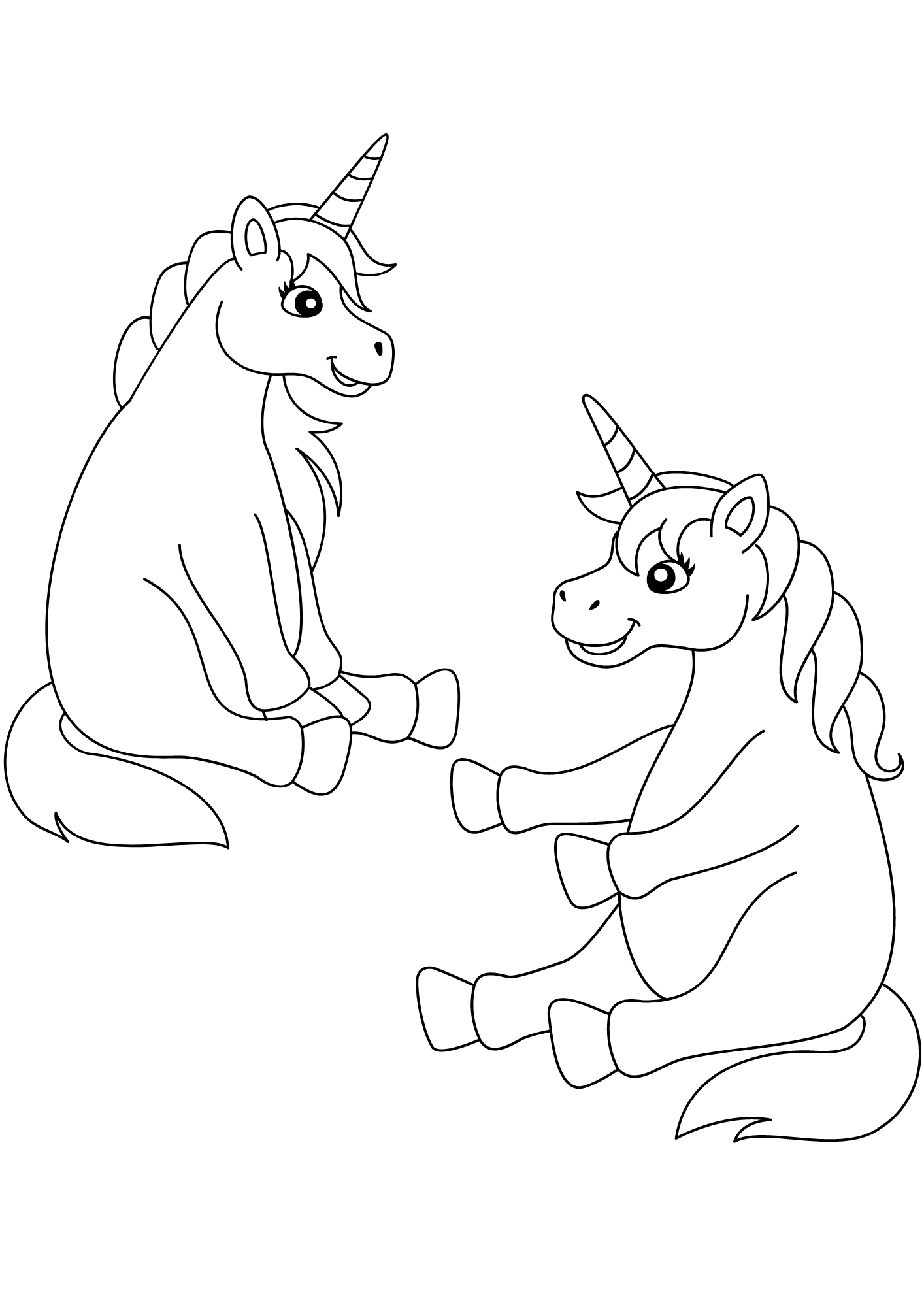 40 free printable unicorn coloring pages printaboles