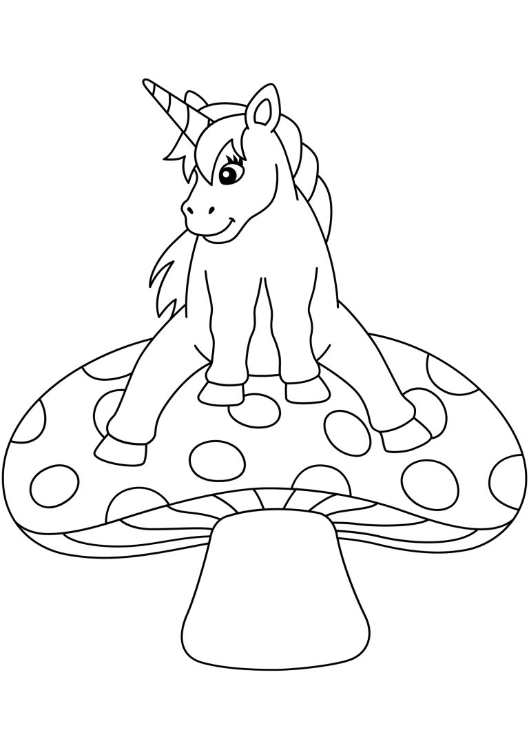 40 Free Printable Unicorn Coloring Pages - Printaboles