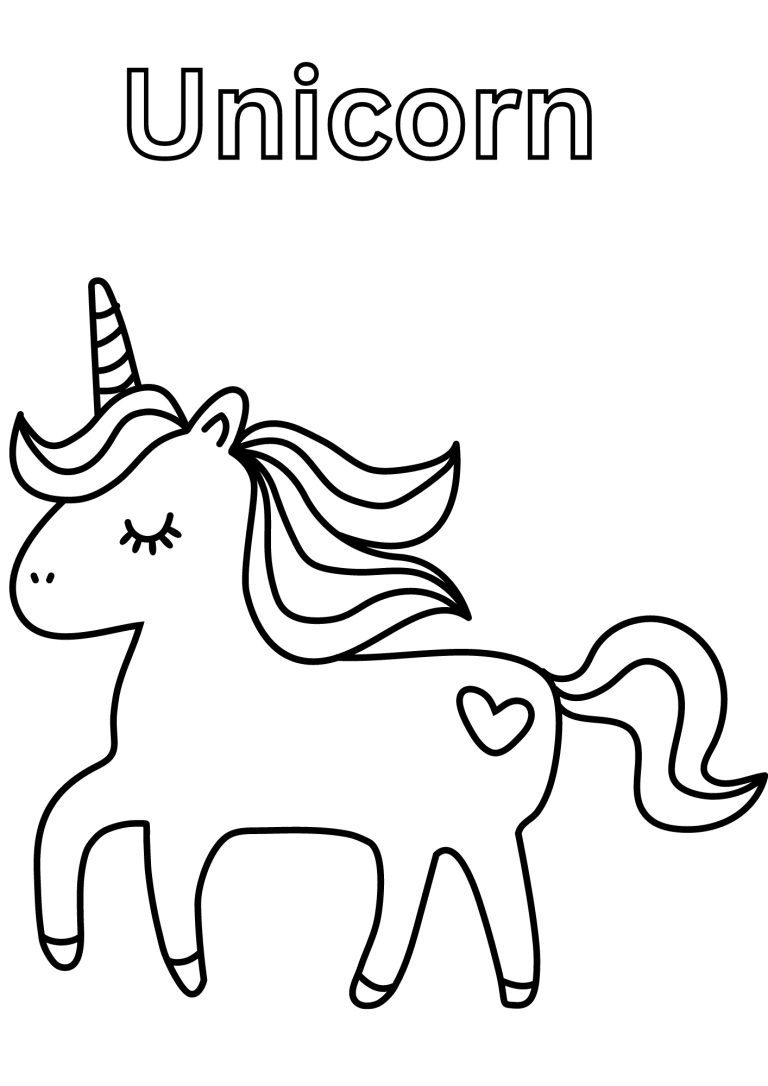 40 Free Printable Unicorn Coloring Pages - Printaboles