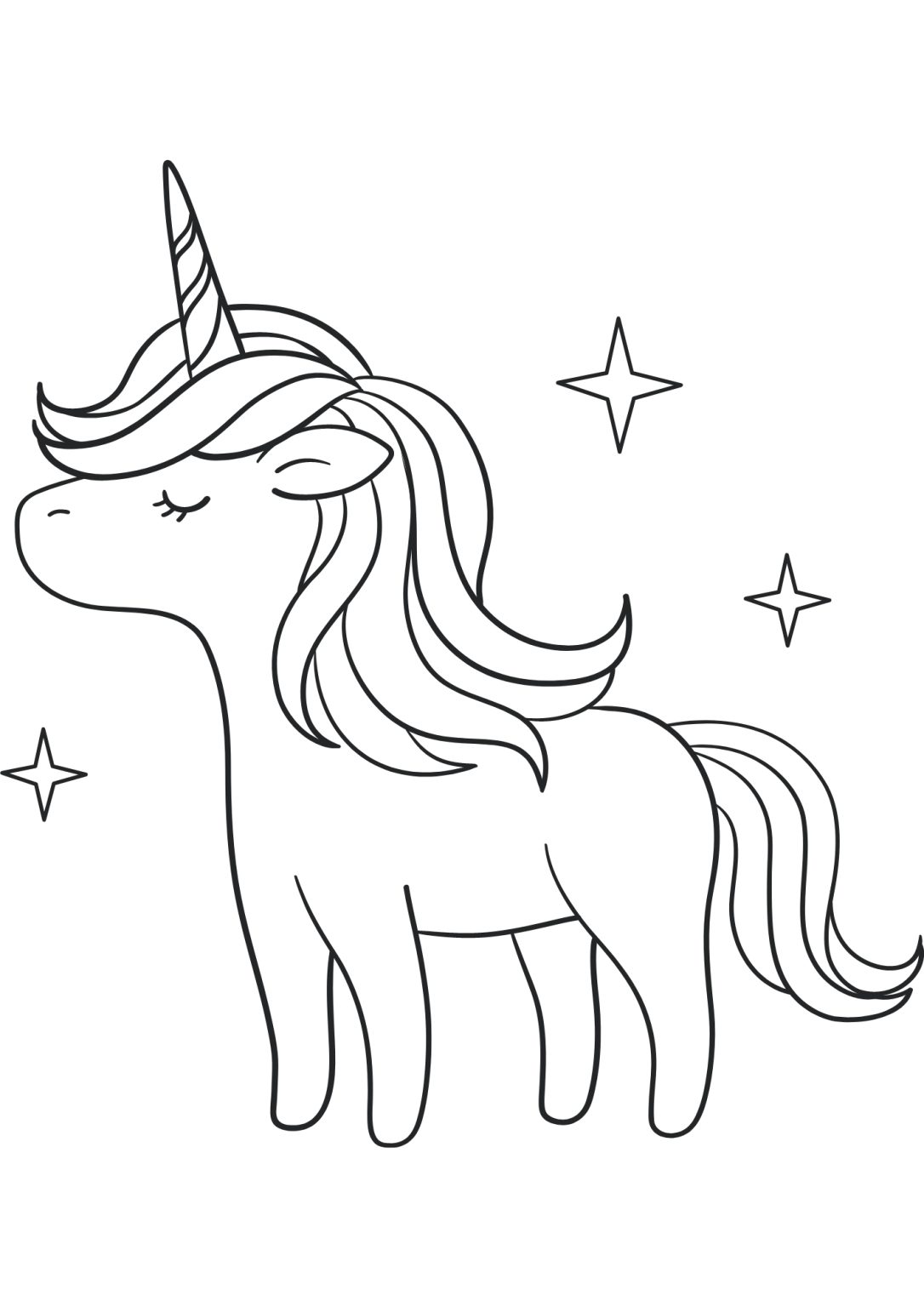 40 Free Printable Unicorn Coloring Pages - Printaboles