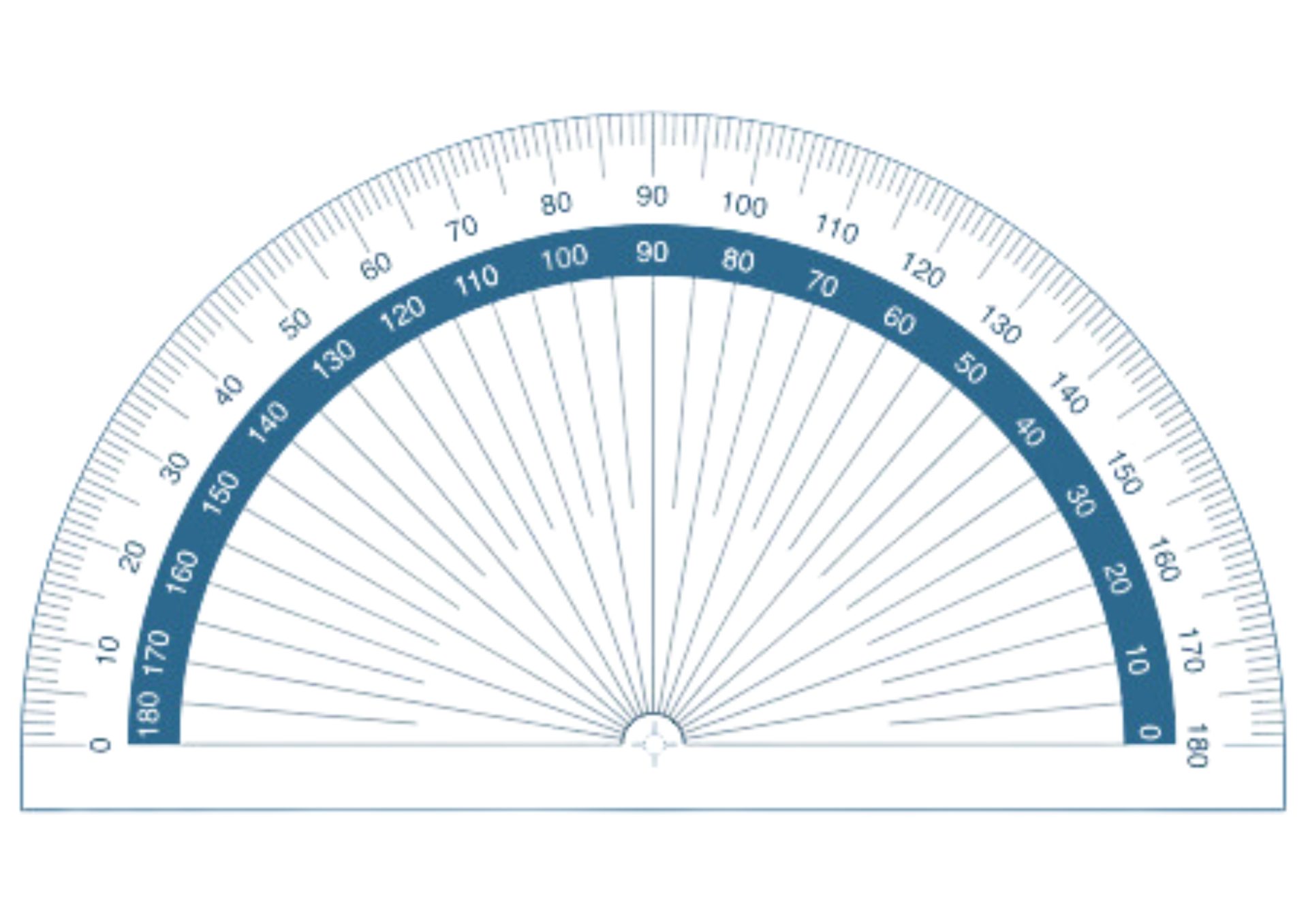 40 Free Printable Protractor Templates - Printaboles